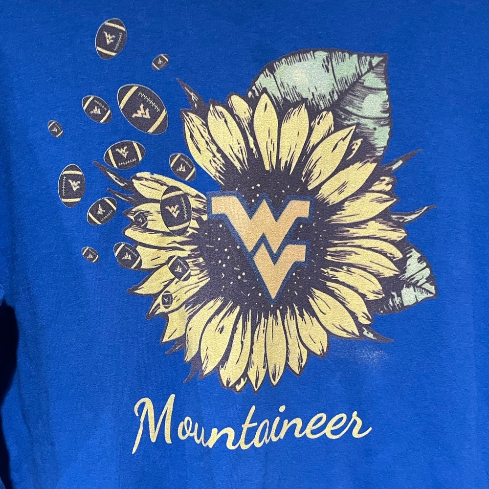 West Virginia Mountaineers Sunflower long sleeve Shirt
